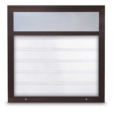 United Visual Products Corkboard, Triple Door, Radius Frame, 72x48", Satin/Natural Tan Cork UV70055-SATIN-CORK